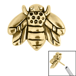 Steel Threadless (Bend fit) Steel Honey Bee