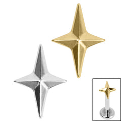 Titanium Guiding Star for Internal Thread shafts in 1.2mm