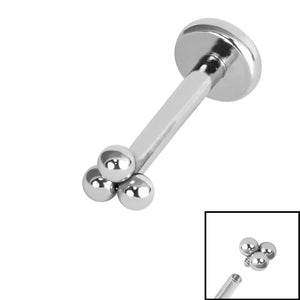 Titanium Internally Threaded Labrets 1.2mm - Titanium Asia Trinity ...