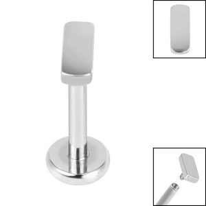 Titanium Internally Threaded Labrets 1.2mm - Titanium Bar