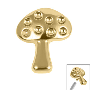 Titanium Mushroom for Internal Thread shafts in 1.2mm