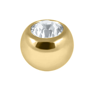 Gold Steel Jewelled Balls 1.6mm