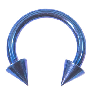 Titanium Coned Circular Barbells (CBB) (Horseshoes)