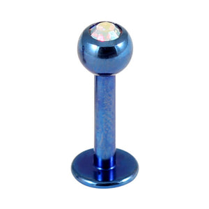 Titanium Jewelled Labrets 1.2mm