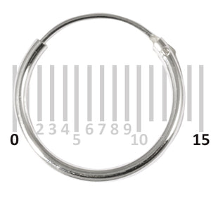 Sterling Silver Hoops - Earrings H1-H20