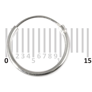 Sterling Silver Hoops - Earrings H1-H20