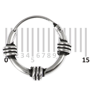 Sterling Silver Hoops - Earrings H89