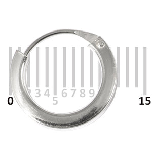 Sterling Silver Hoops - Earrings H106