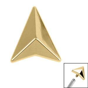Titanium Pyramid Arrow for Internal Thread shafts in 1.2mm