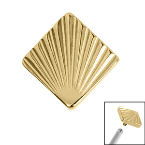 Titanium Ridged Diamond for Internal Thread shafts in 1.2mm
