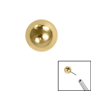 Titanium Threadless (Bend fit) Plain Balls