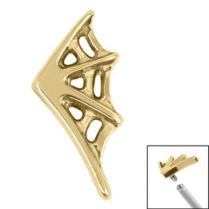 Titanium Spider Web Top for Internal Thread shafts in 1.2mm