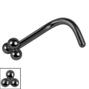 Titanium Asia Trinity Nose Stud