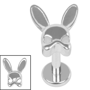 Titanium Internally Threaded Labrets 1.2mm - Titanium Bunny Assassin