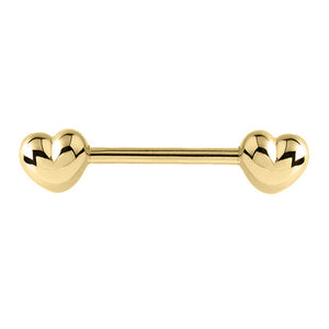 Steel Hearts Nipple Bar
