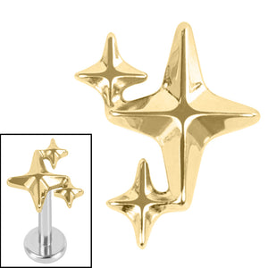 Titanium Internal Three Kings Star Top