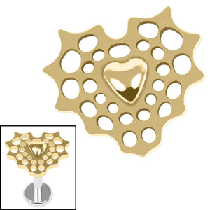 Titanium Internal Captured Heart Top