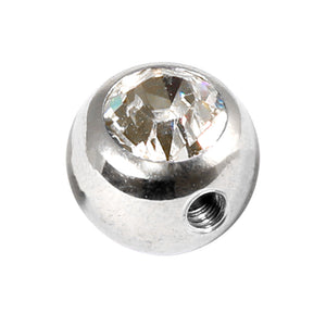 Steel Side-threaded Jewelled Balls 1.6x5mm