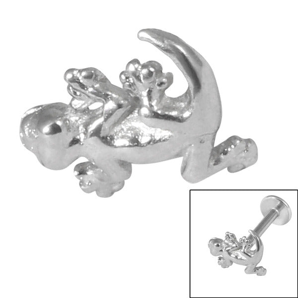 Steel Threaded Attachment - 1.2mm Cast Steel Gecko – bodyjewellery.co.uk