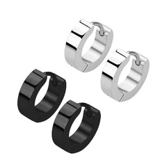 view all Surgical Steel Huggie Ear Clicker Rings (pairs) body jewellery