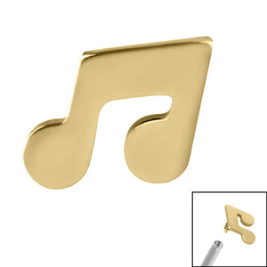 Steel Music Note for Internal Thread shafts in 1.2mm