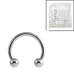 view all Sterile Titanium Circular Barbells (CBB) (Horseshoes) body jewellery