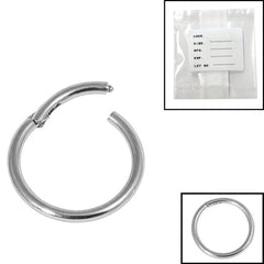 view all Sterile Titanium Hinged Segment Ring (Clicker) body jewellery