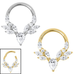 view all Titanium Burton Hinge Ring body jewellery