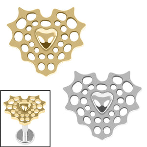 Titanium Internal Captured Heart Top