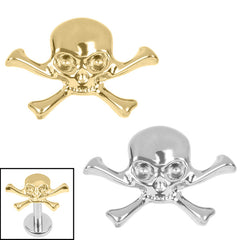 view all Titanium Internal Jolly Roger body jewellery