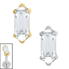 view all Titanium Internal Vivus Baguette body jewellery