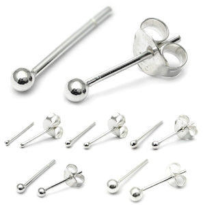 Silver Studs with Silver Ball ST4-ST5-ST6-ST7-ST20-ST21-ST22-ST23-ST24-ST25-ST26-ST27-ST28