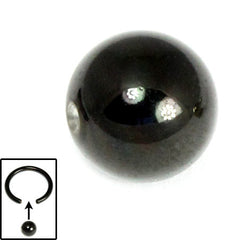 view all Black Steel Clip in Balls body jewellery