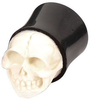 Organic Horn Plug with Skull (HP3)