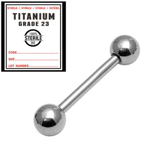 Sterile Titanium Barbell 1.6mm