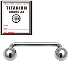 view all Sterile Titanium Surface Barbell body jewellery