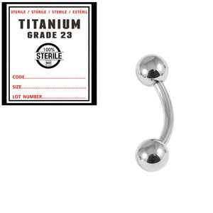 Sterile Titanium Micro Curved Bar 1.2mm