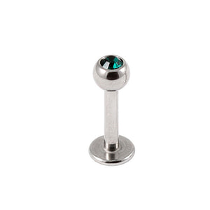 Steel Jewelled Labret 1.2mm with 2.5mm ball