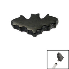 view all Black Steel Bat for Internal Thread shafts in 1.2mm body jewellery