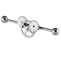 Steel Steampunk Industrial Scaffold Barbell IND26