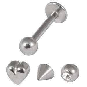 Multipack - Steel Labret and Attachments Set 1.2mm