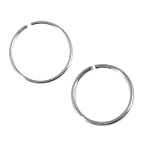 Sterling Silver Hoops - Earrings and Nose rings H141-H141B