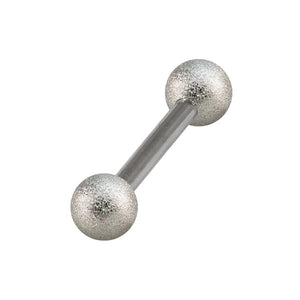 Steel Micro Barbell with Steel Shimmer Balls 1.2mm