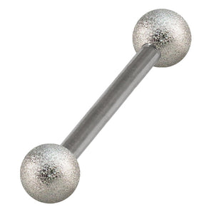 Steel Barbell with Steel Shimmer Balls 1.6mm