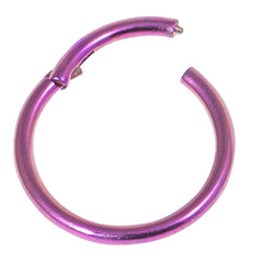 view all Titanium Hinged Segment Ring (Clicker) 0.8mm and 1.0mm Gauge body jewellery