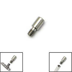 Titanium Healing Pin for Internal Thread shafts in 1.6mm. Also fits Dermal Anchor