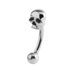 Steel Skull Micro Curved Bar 1.2mm