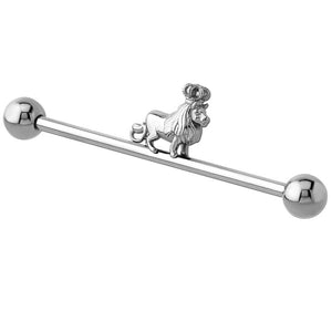 Steel Courageous Lion Industrial Scaffold Barbell IND33