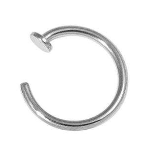 Steel Open Nose Ring