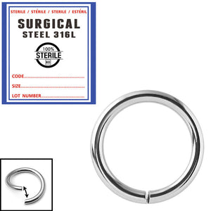 Sterile Steel Continuous Twist Rings